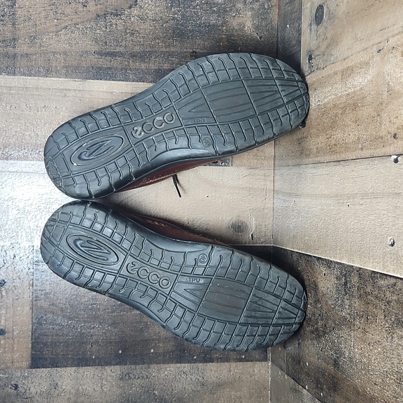 Ecco Men's Seawalker Casual Brown Leather Oxford Shoes Size 40 / Mens 6/6.5 - Picture 7 of 10